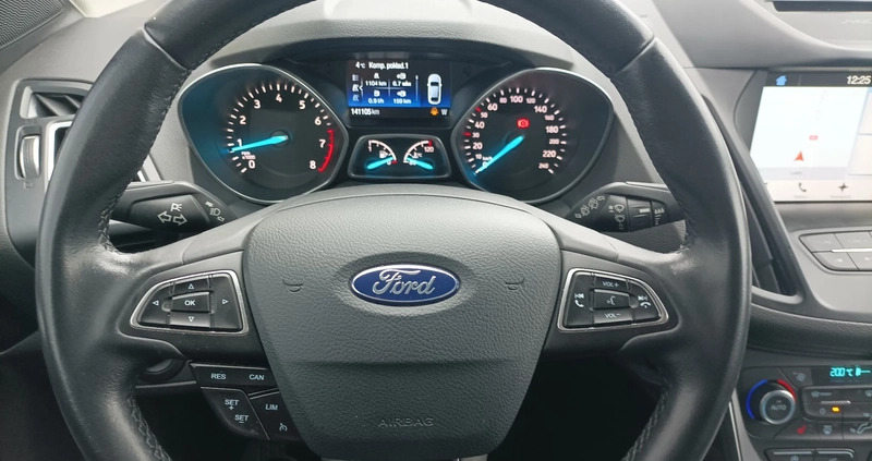 Ford Kuga cena 84900 przebieg: 141100, rok produkcji 2018 z Biała Podlaska małe 379